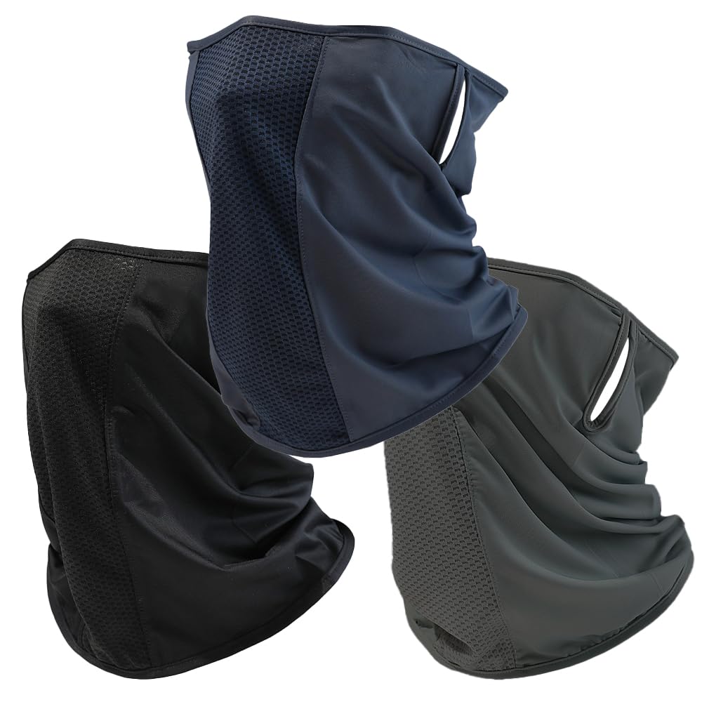 ALUBES Face Cover, UPF 50+, Cool, Sweat Absorbent, Quick Drying, Face Guard, Neck Cover,