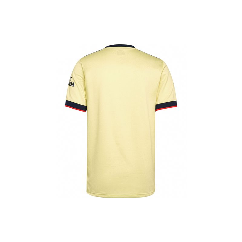 Adidas Strój wyjazdowy Sportowa Koszulka z krótkim rękawem Męska Top Żółta GM0218