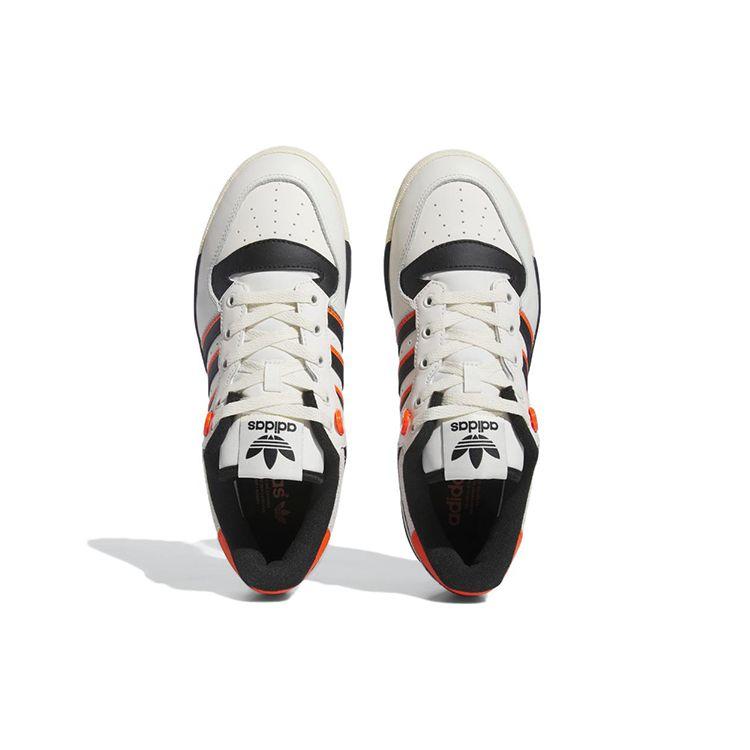 adidas Rivalry 86 Low White Black Impact Orange Unisex Sneakers Cloud-White Core-Black Semi-Impact-Orange IE7140