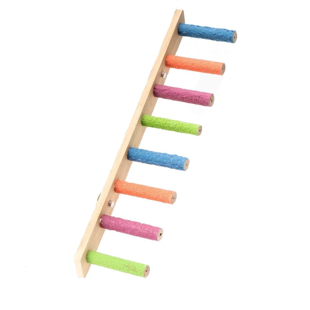 Wear-resistant Bird Cloud Ladder Wood Parrot Grinding Claws Stick Bird Climbing Ladder Hamster