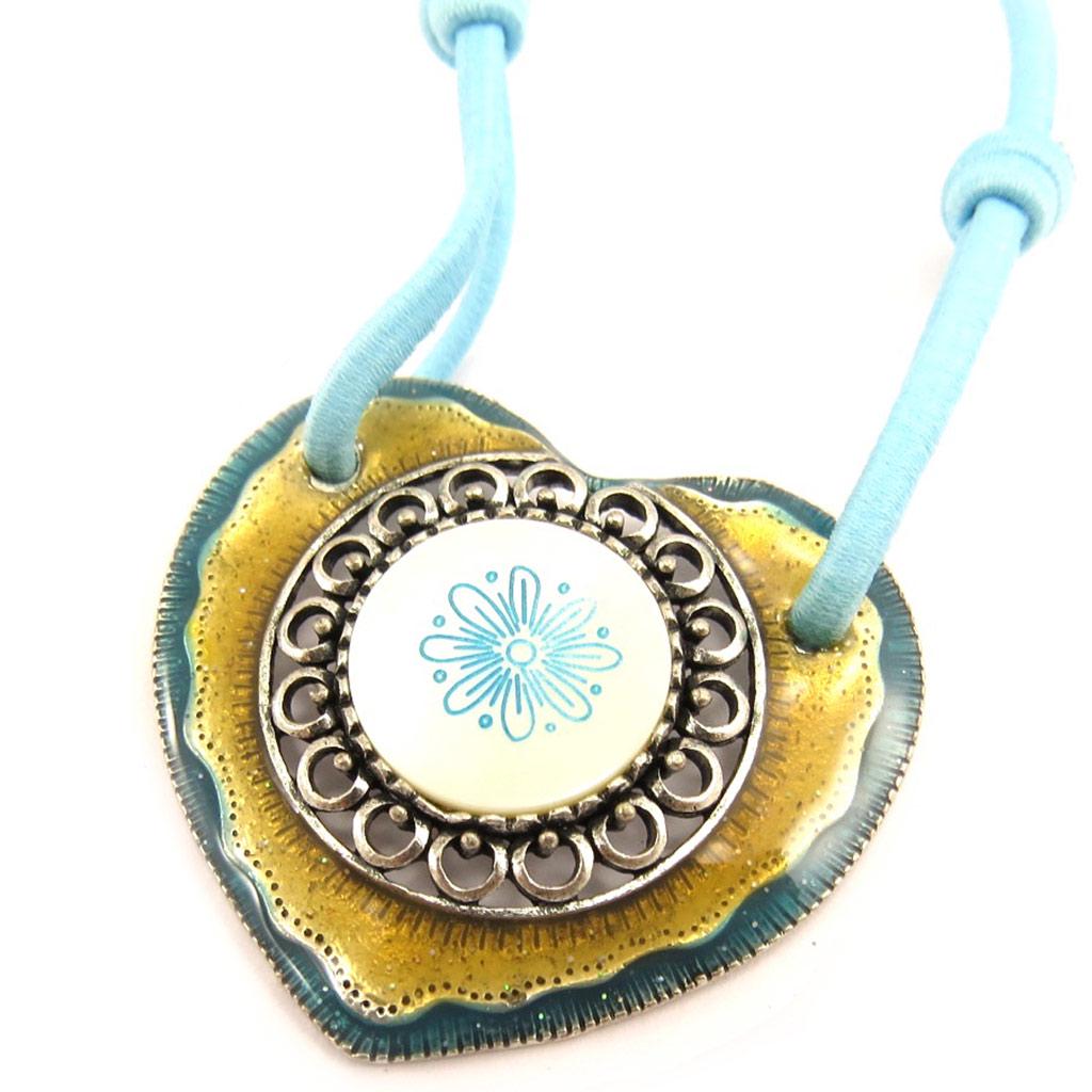 Les Trésors De Lily [E5837] - Bracelet Créateur 'Les Souvenirs du Passé' Turquoise