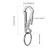 ATiAP Titanium Carabiner Clip Car Multifunctional Family Keychain Bottle 1 Titanium Key Unisex High-Durability Keychain, Keychain, Opener, Ring,