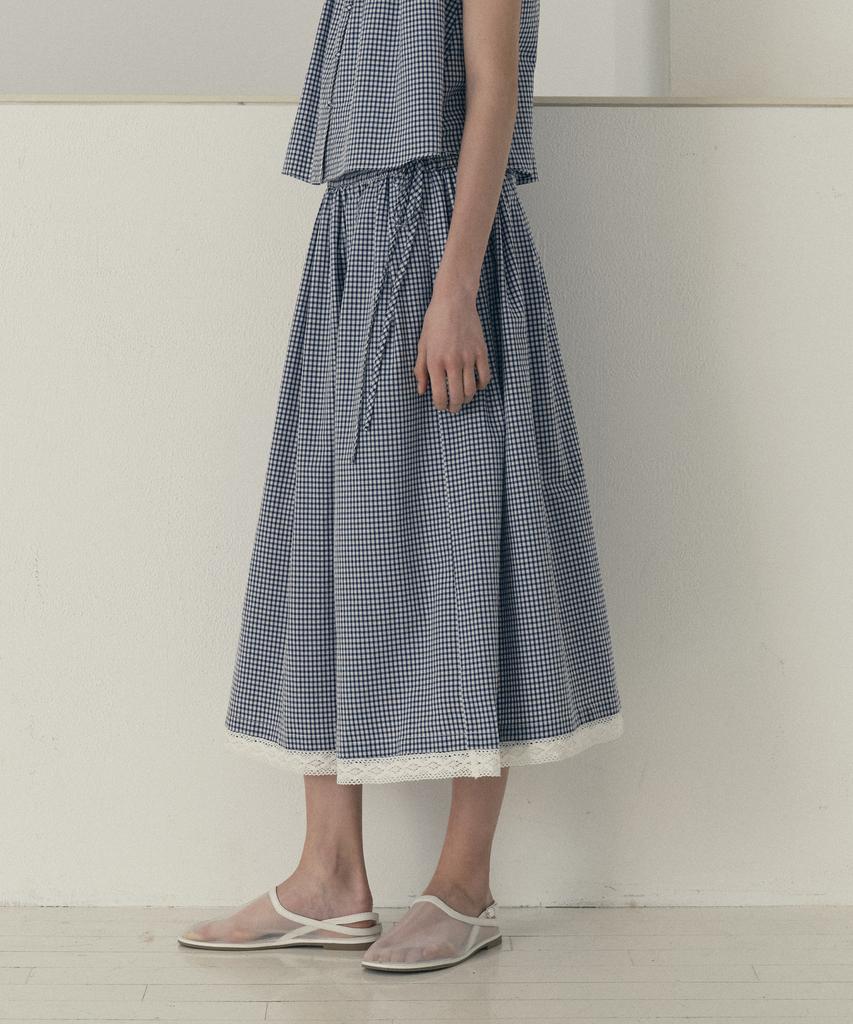 Jucy Judy Checkered Full Skirt J1Sk322A