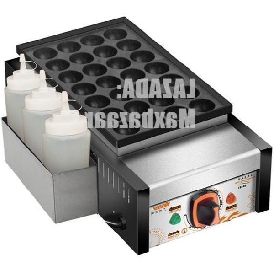 Verly Electric Takoyaki Machine Heavy Duty Fishball Grill Oven 1 layer 28 holes