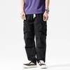 Men's New Overalls Men's Pants Casual Loose Sweatpants Silhouette Sweatpants Men's Trousers Trendy Brand High Sense