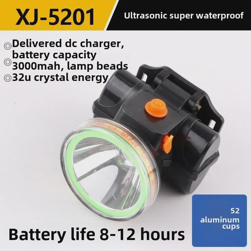 Oppladbar Vanntett LED Hodelykt for Nattfiske - Supersterk, Langvarig og Langtrekkende