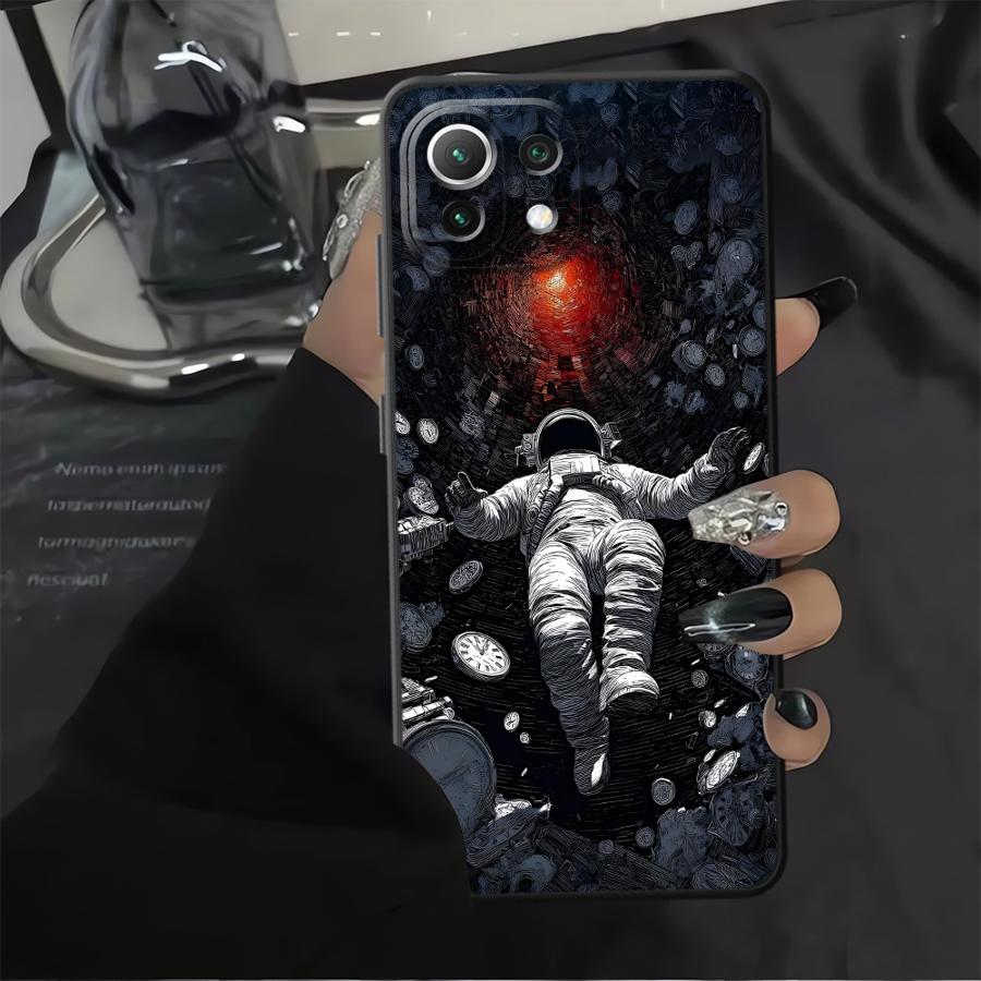 Cartoon Astronaut Art Funda Phone Cover Case for Xiaomi Mi 10T 12X 12T Pro 13 Lite 11T 12 11 14