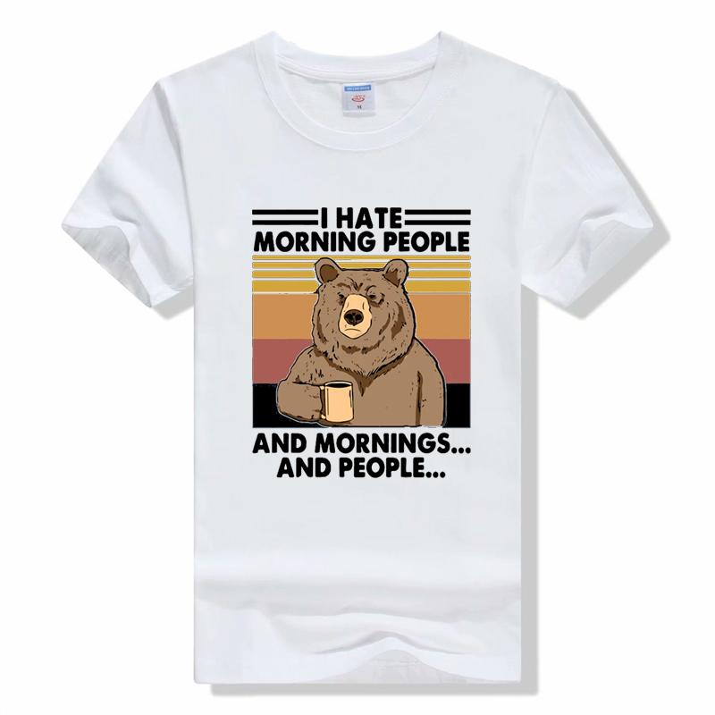 Funny I Hate People T Shirt Vintage Summer Unisex's Cotton T-Shirt Humor Gift Women TShirt Tops O-neck T Shirts Unisex