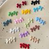 Internet Celebrity Hot Bow Nail Accessories Japanese Sweet Simple Three-dimensional Ribbon DIY