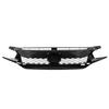 Gloss Black for TypeR Style Front Mesh Grille with Headlights Eyelids Replacement for Honda Civic 20162018