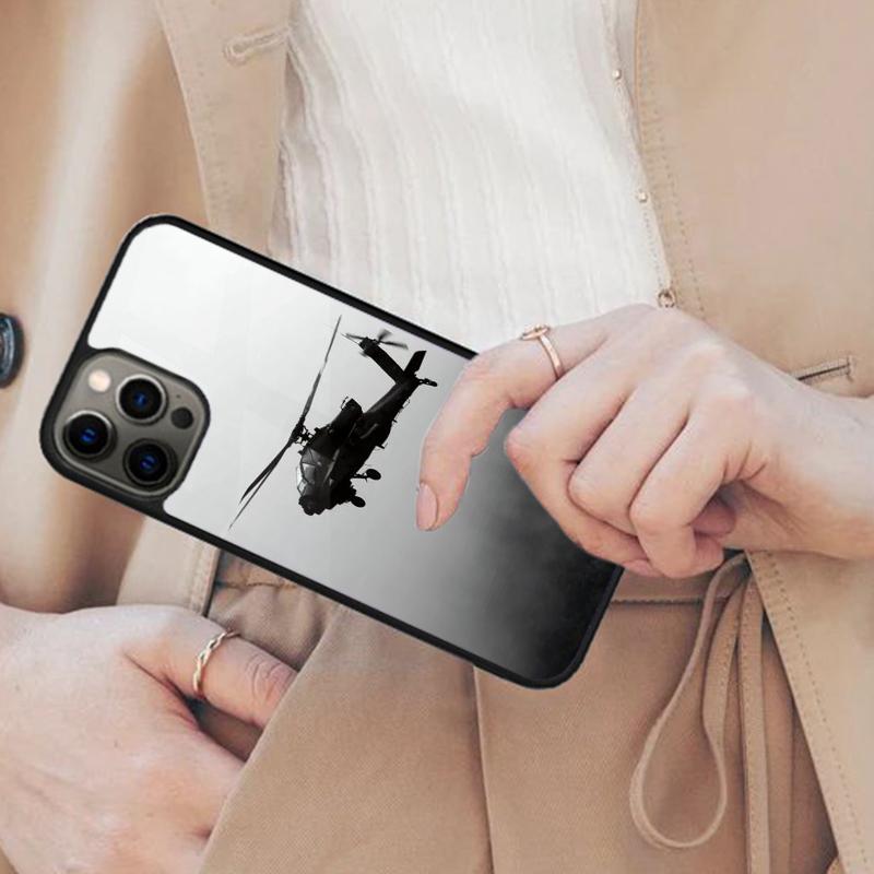 

Helicopter Military Magnetic Phone Case For APPLE iPhone 17 Air 16 14 13 12 Pro Max 15 Plus Wireless Charge With MagSafe Cover iPhone 13mini