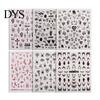 Holiday Themed Nail Stickers 6 Sheets Halloween for Women, Pumpkin Ghost Bat Skull Decals Manicure Decoration Decals, Art Accessories Home Salon Girls