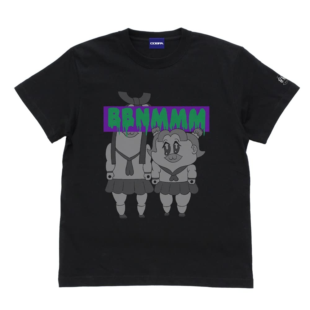 

COSPA Футболка Pop Team Epic Bob Nemi Mimi ЧЕРНАЯ размер L