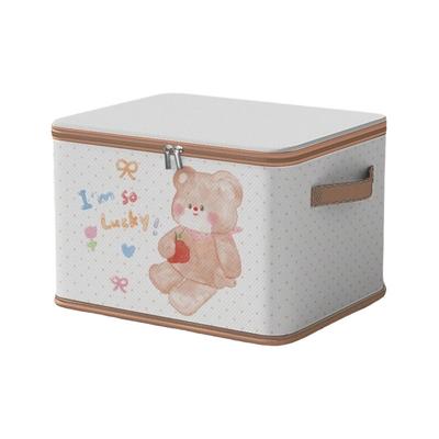 Cartoon Faltbare Kleideraufbewahrungsbox Große Kapazität Feuchtigkeitsgeschützt Kleidung Decken Organizer Platzsparend Staubdicht
