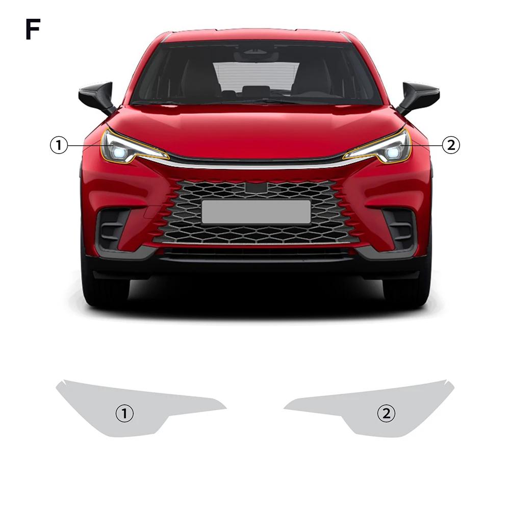 Pro Lexus LBX 2024 2025 Ochranná fólie na světlomety zpětná zrcátka sloupky B C Samolepka TPU PPF Předřezané doplňky Průhledné