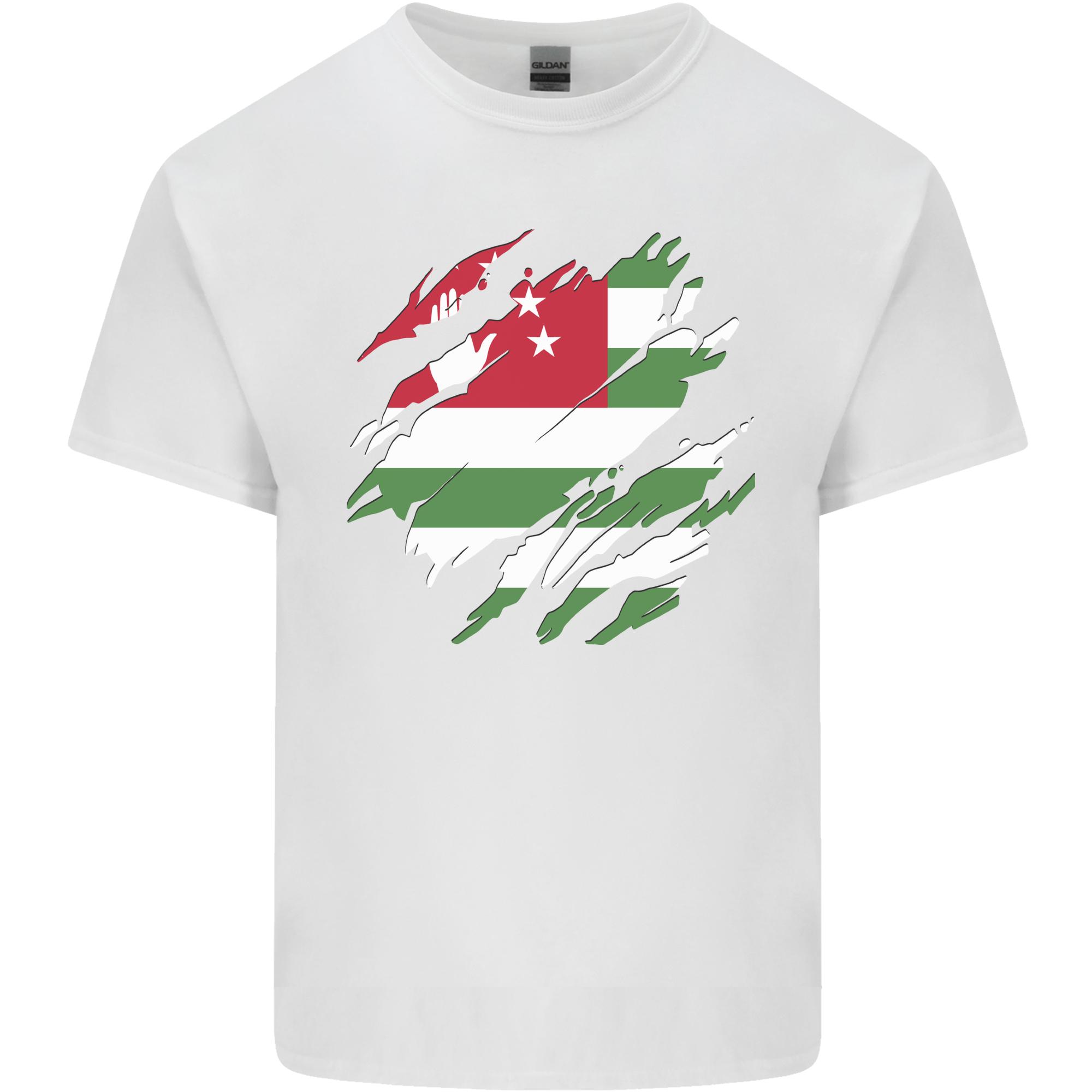 Torn Flag Abkhazia Unisexs Light Cotton TShirt S