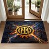 Borussia Dortmund Design Crystal Velvet Rug Soft Decorative Mat for Bedroom Entrance