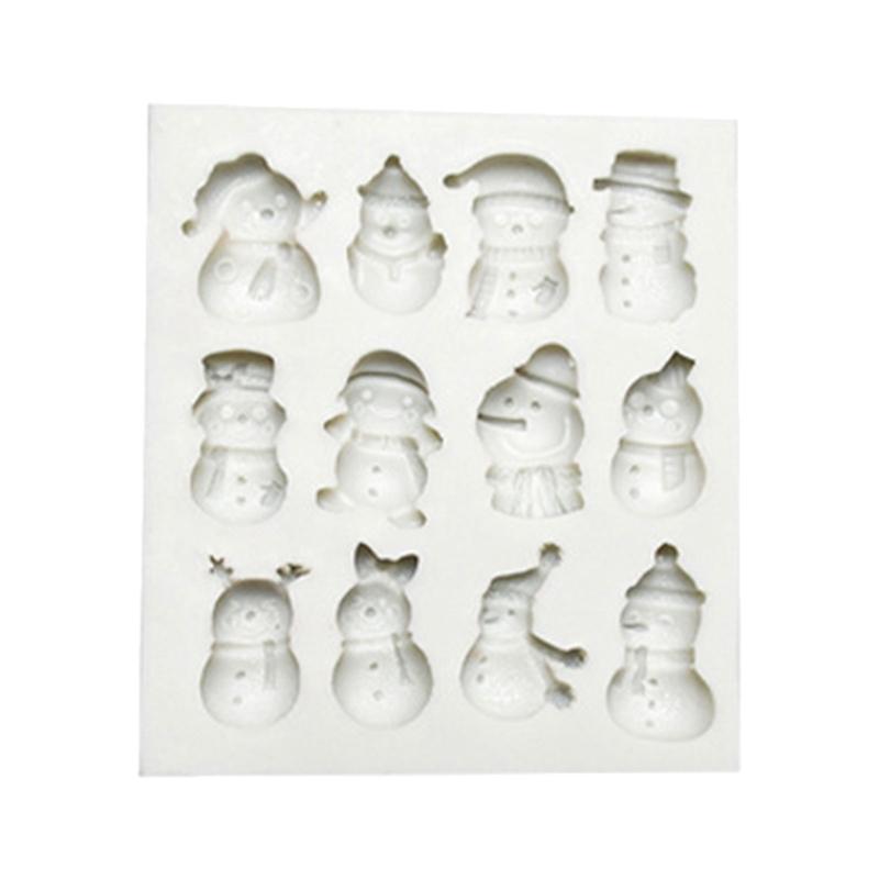Chocolate Mold Christmas Series Silicone Material for Kitchen DIY Cookie Fondant