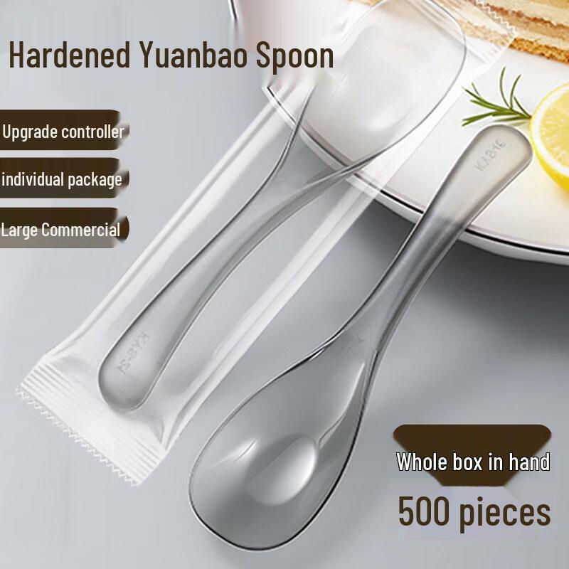 QW Food-Grade Disposable Plastic Spoons