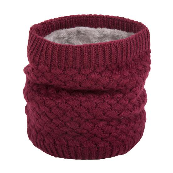 Damen-Mann-Mode-weicher thermischer Wollgarn-Kragen-Winter-Kreis-Hals-Schal
