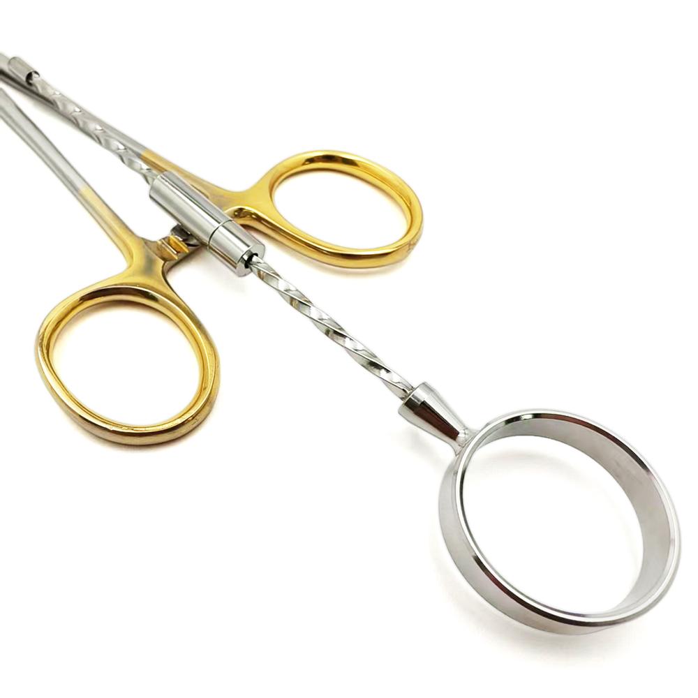 High Quality Corwin Hegar TC Wire Twisting Forceps Half Gold Operating Forceps Made Stainless Steel Surgery Instruments