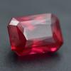 Natural Red Ruby Loose Gemstone Emerald Shape 7.90 Ct Size for Jewelry Making and Gem Collections