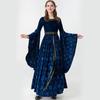 Halloween Gothic Vampire Witch Dress Vintage Stage Performance Costume Women