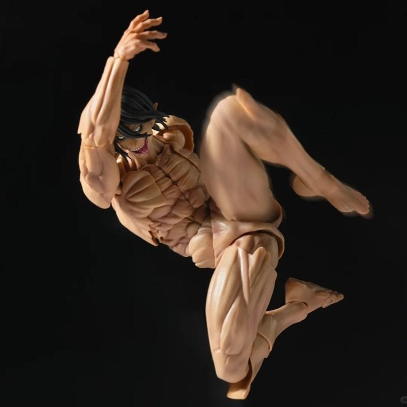 Attack On Titan Eren Jaeger Forma Colossale Kit Figure da Assemblare Action Figures Bambola Giocattoli in PVC Collezionabili Ornamento Regali Sorpresa per Ragazzo