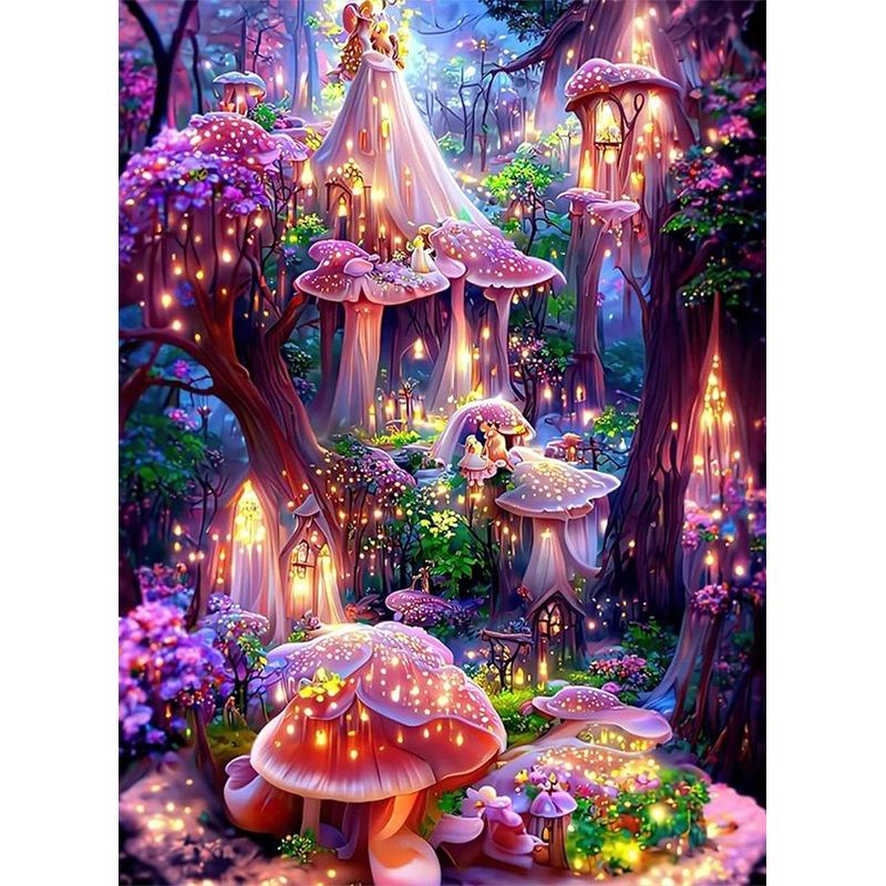 5D Diamond Painting, Flower Animal Sticker Diamond Cross Stitch Decorative Painting