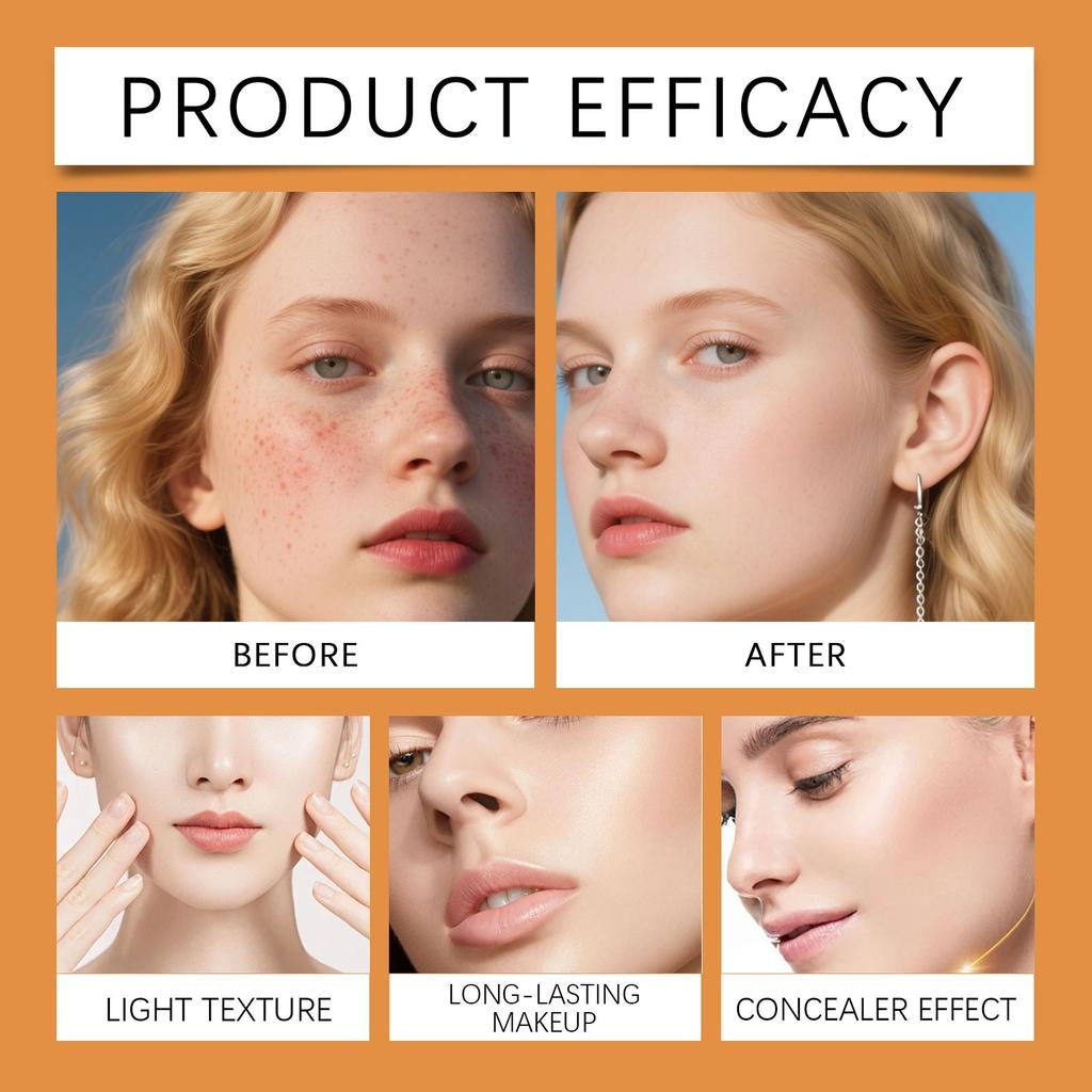 Sunscreen Setting Powder Facial Makeup Brush, Suitable For All Skin Tones, Light Setting Powder