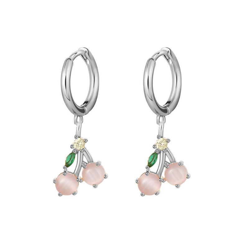 Tropical Fruit Mini Hoop & Stud Earrings - Creative European & American Ear Jewelry