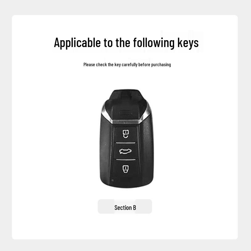 Metal Key Shell for Dongfeng Fengshen AX7 Yixuan GS Mach Edition
