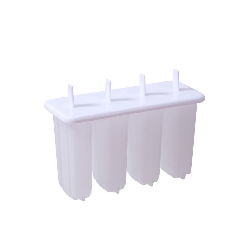 4-Cavity Cute Popsicle Mold for Homemade Ice Cream, DIY Ice Pop with Lid