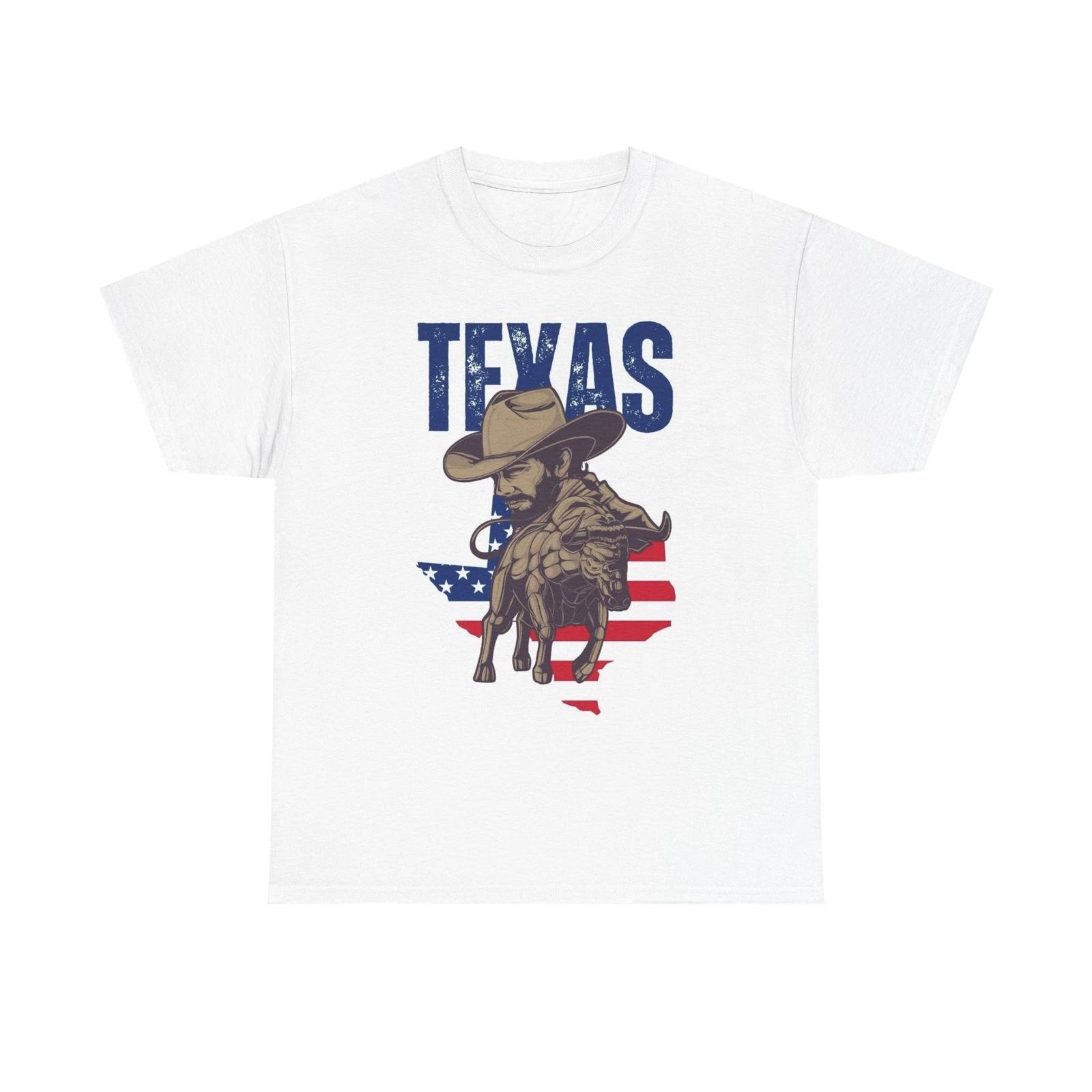 Men s and Women s T-shirts Texas Cowboy Graphic XXXXL