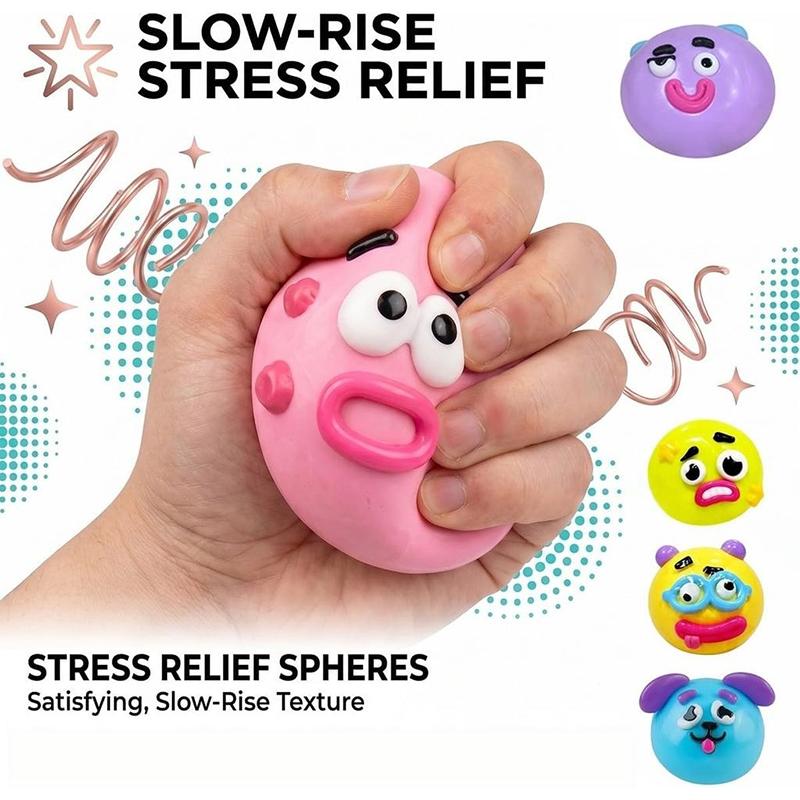 Hundef face swap Stressbälle Entlastung Schreibtischzubehör Für Kinder Erwachsene Hundeförmige Gesichtswechselnde Stressabbau Spielzeuge Stressabbau Ball