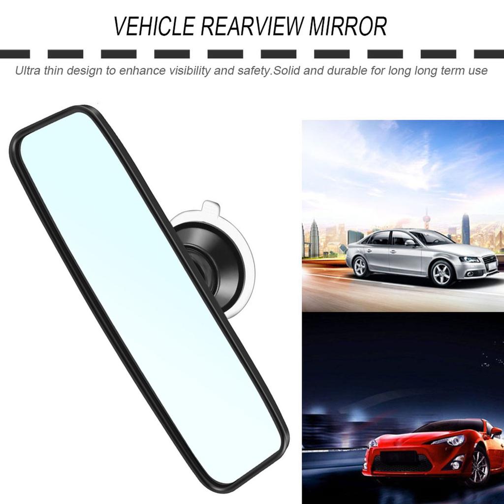 Universal Car Rear Mirror Wide-angle Rearview Mirror Auto Interior Rear View Mirror With PVC Sucker CZC-100