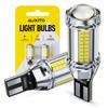 AUXITO 2 шт. T15 W16W LED лампочки заднього ходу 6500K Білі 906 904 912 921 Ліхтарі заднього ходу з HD ЛІНЗОЮ-ПРОЕКТОРОМ Супер яскраві купольні вогні 6