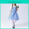 Of The Wizard Oz Dorothy Gale Blue Checkered Roleplay Dress Costumes Halloween