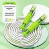 Jixiong Double Bearing Transparent Handle Skipping Rope