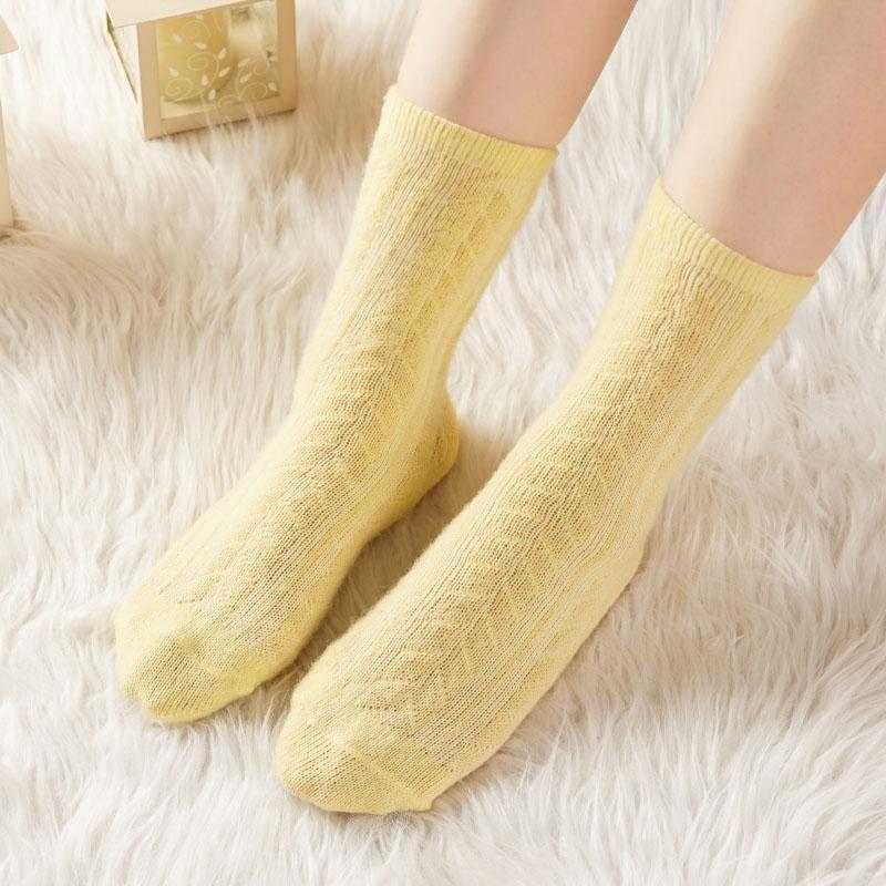 Ponožky Women Warm Flully Socks Women Home Pohodlné měkké spací ponožky podzim zima