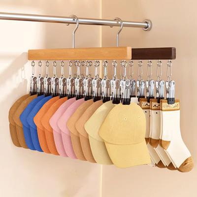 Appendiabiti per pantaloni con 12 clip Salvaspazio Organizzatore per armadio Appendiabiti in metallo senza segno per pantaloni da yoga Leggings Jeans Gonne