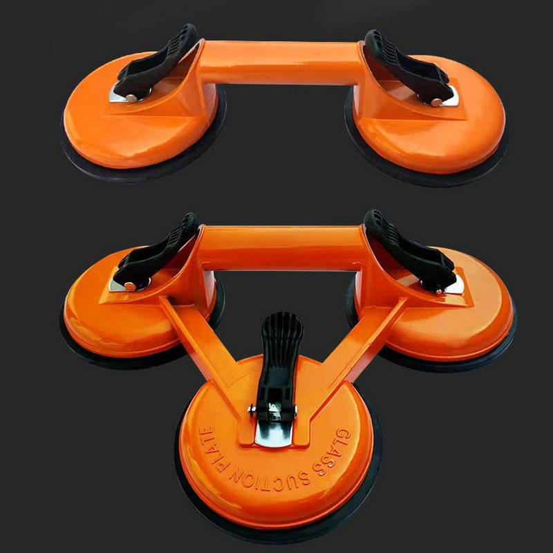 Aluminum Alloy Glass Suction Cup Large Ceramic Tile Holder Vacuum Single Claw Two Claw Three Claw Glass Suction Cup Plate Handle