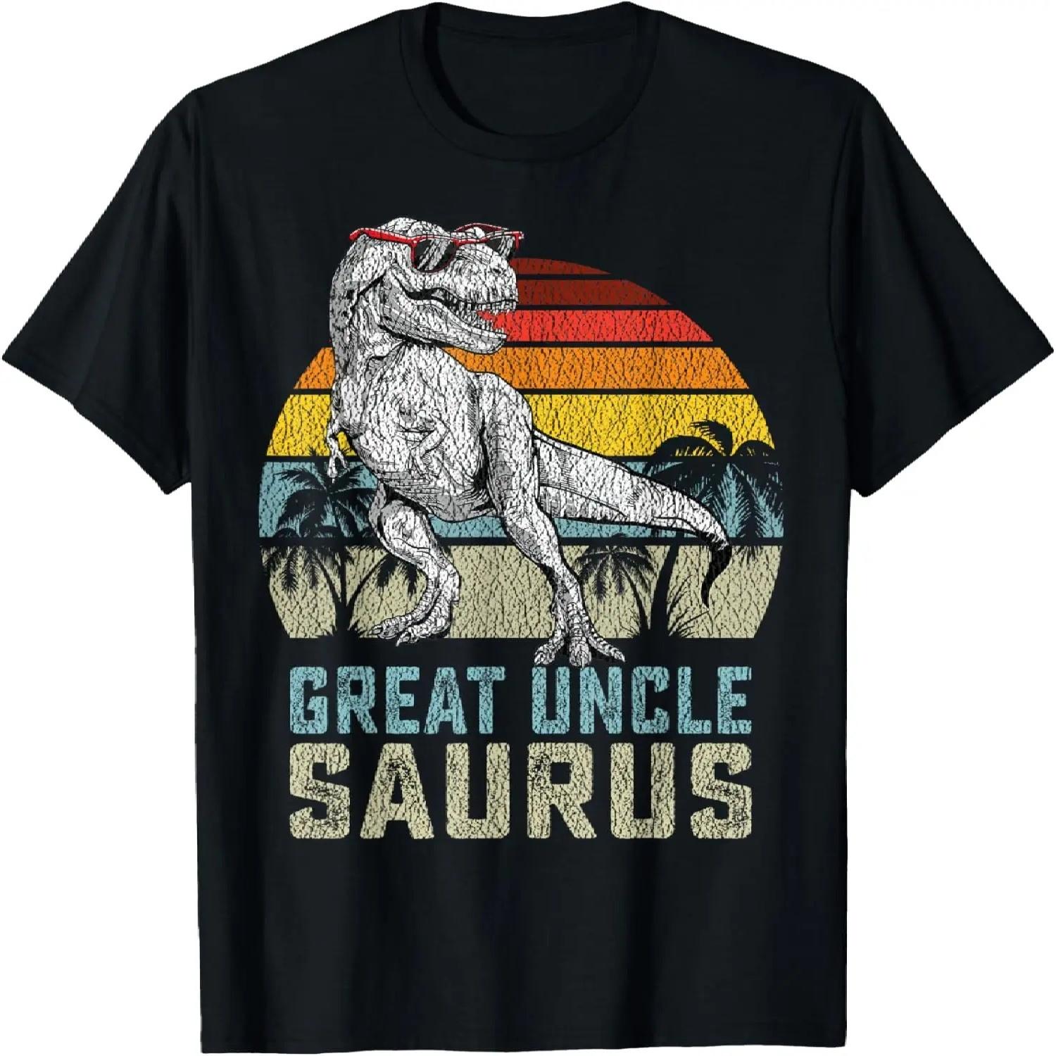 Great unclesaurus T Rex Dinosaur Great Uncle Saurus Family T-Shirt XXXXXL разноцветный