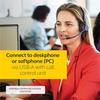 Micro-casque Jabra BIZ 2300 USB UC Duo - Noir - Perche Télescopique - Stéreo - Sur-oreille