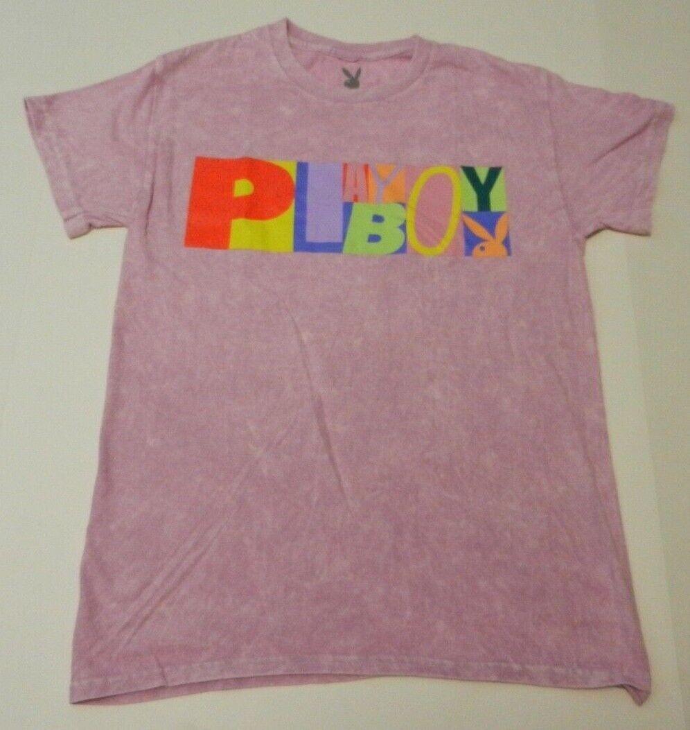 26 Playboy Pink Graphic Printed Tee Shirt New Unisex T-Shirt L