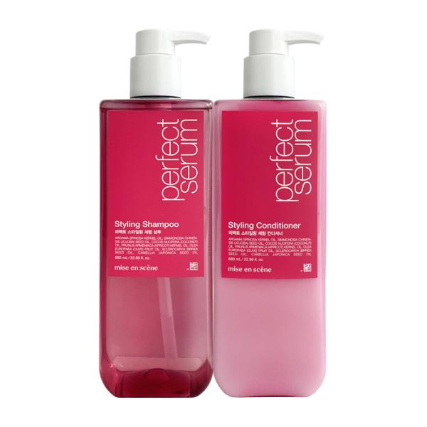 mise en scène Perfect Styling Serum Shampoo + Conditioner 680ml