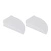 2pcs Wall Mount Floating Corner Shelves Quarter Round Hanging Corner Shelves for Bedrooms Living