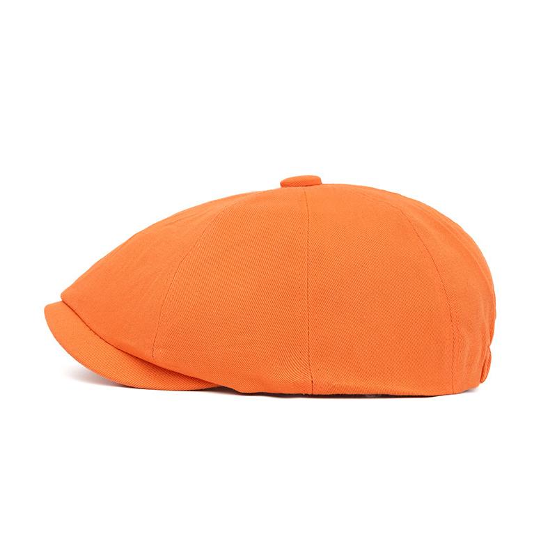 Schiebermütze Herren Britische Kappe Baskenmütze Damen Malermütze Achteckige Kappe