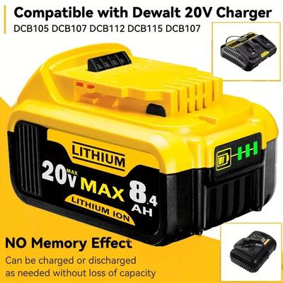 20V8400mah DCB205 furadeira manual ferramenta elétrica 18650 bateria de lítio bateria de energia