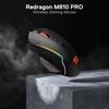 Redragon M810 Pro Gaming Wireless 10000 8 Programmable Turbo Up To 45 Hours Continuous RGB Compatible with Black Mouse, 2.4GHz, Wired/Wired